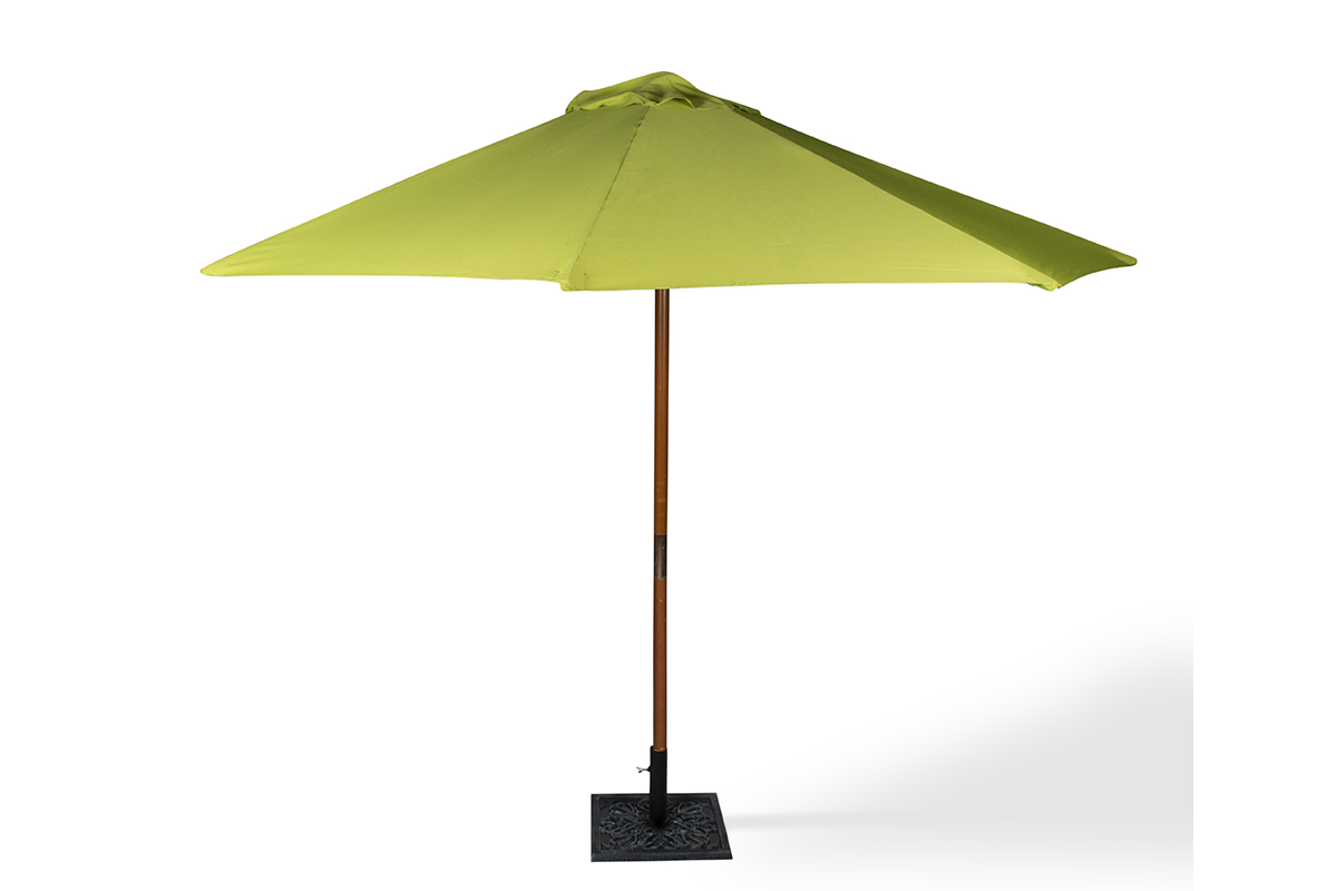 "10’ Green Market Umbrella - by caesar event rentals houston"
