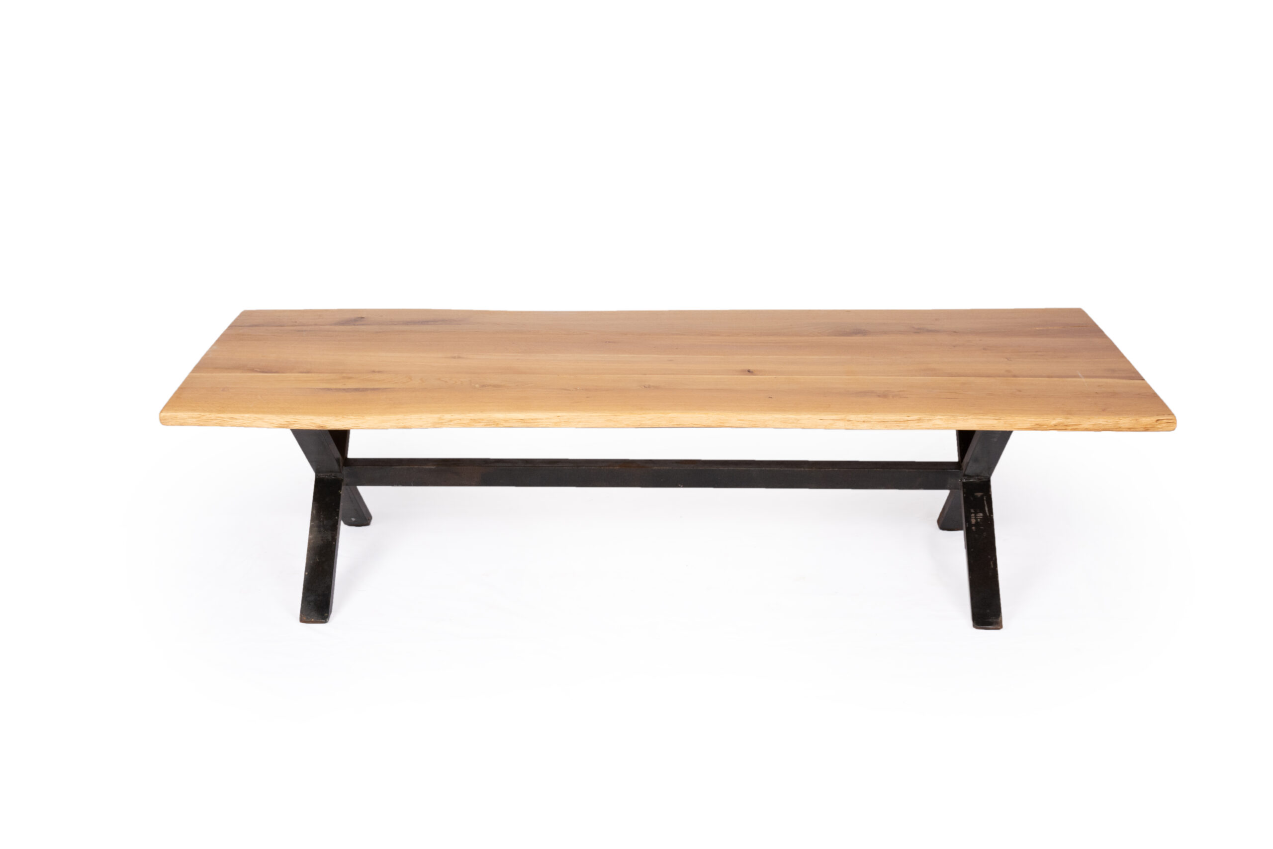 "5X2 Oak Wood Coffee Table - by caesar event rentals houston"